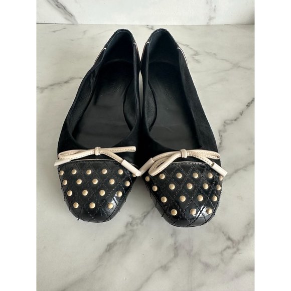 TODS Black Driving Style Ballet Flats Sz 36.5/6.5 - Picture 3 of 6